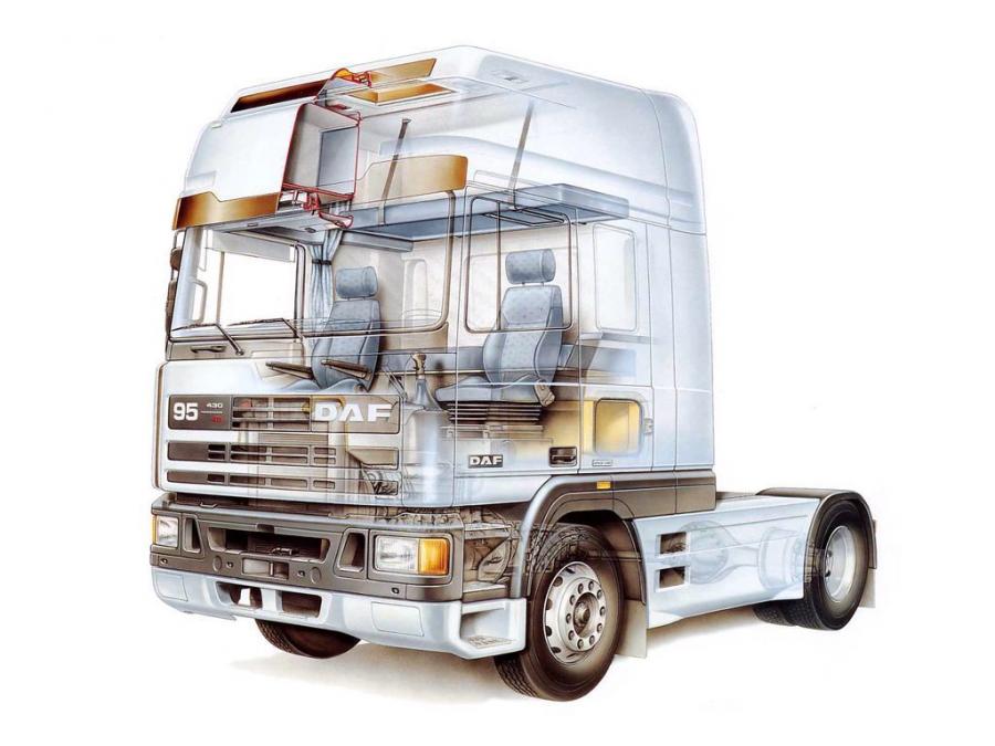  DAF FT 95.430ATi Super Space Cab 1994 года  (фото 2 из 3)